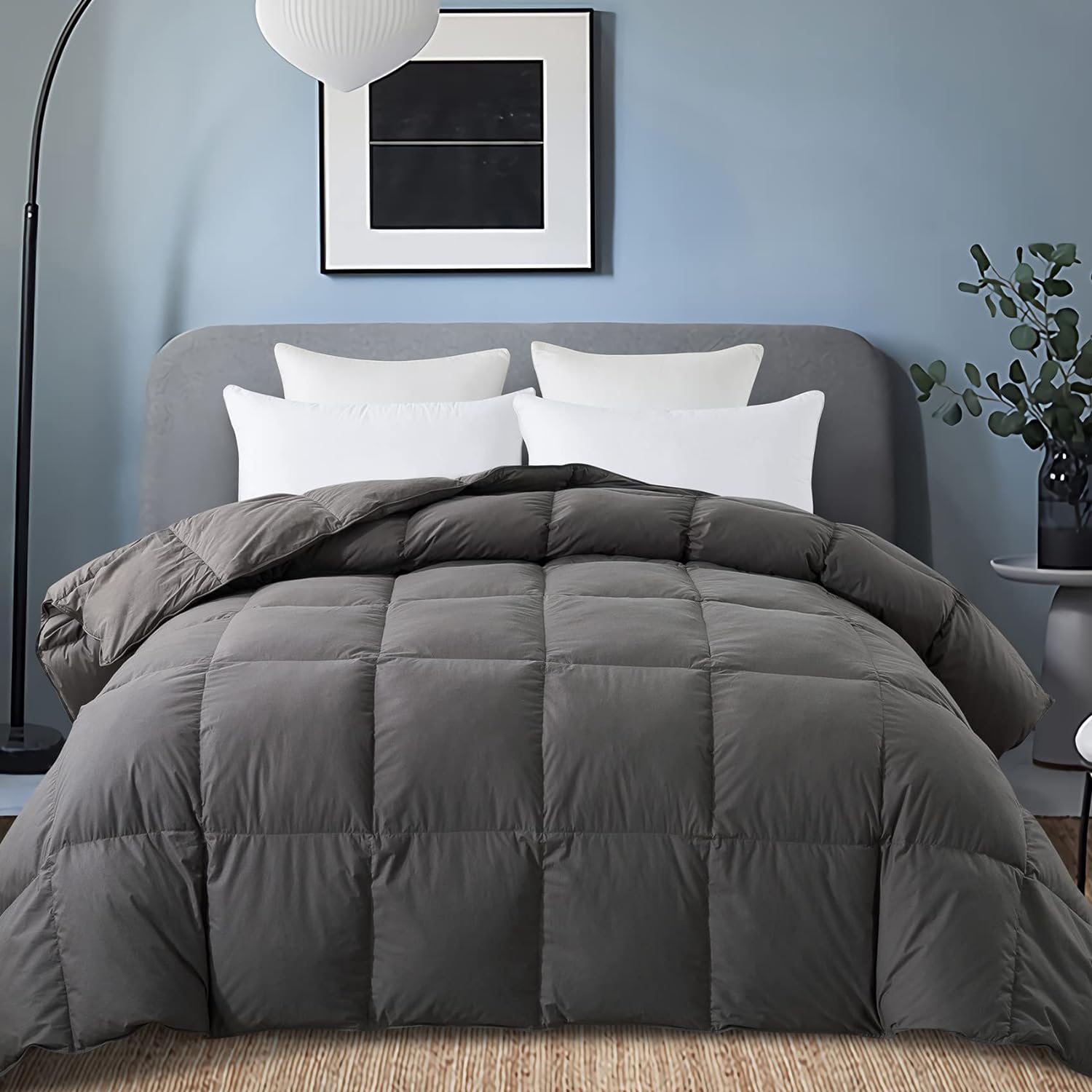 WhatsBedding Feather Down Comforter