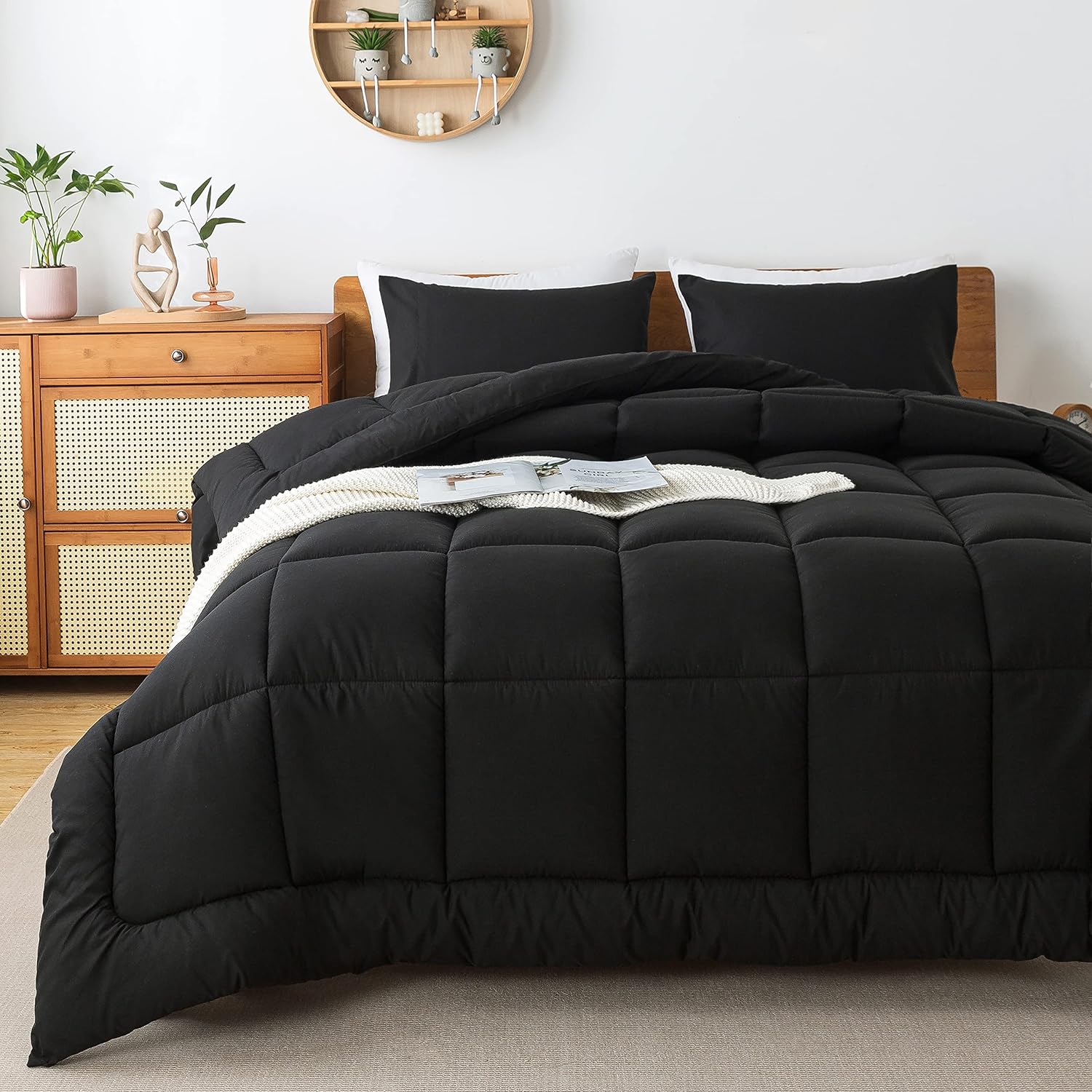 WhatsBedding Feather Down Comforter