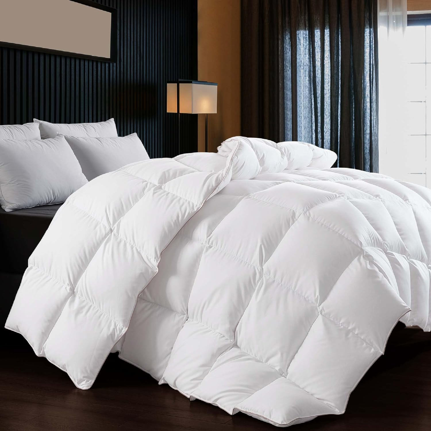 WhatsBedding Feather Down Comforter